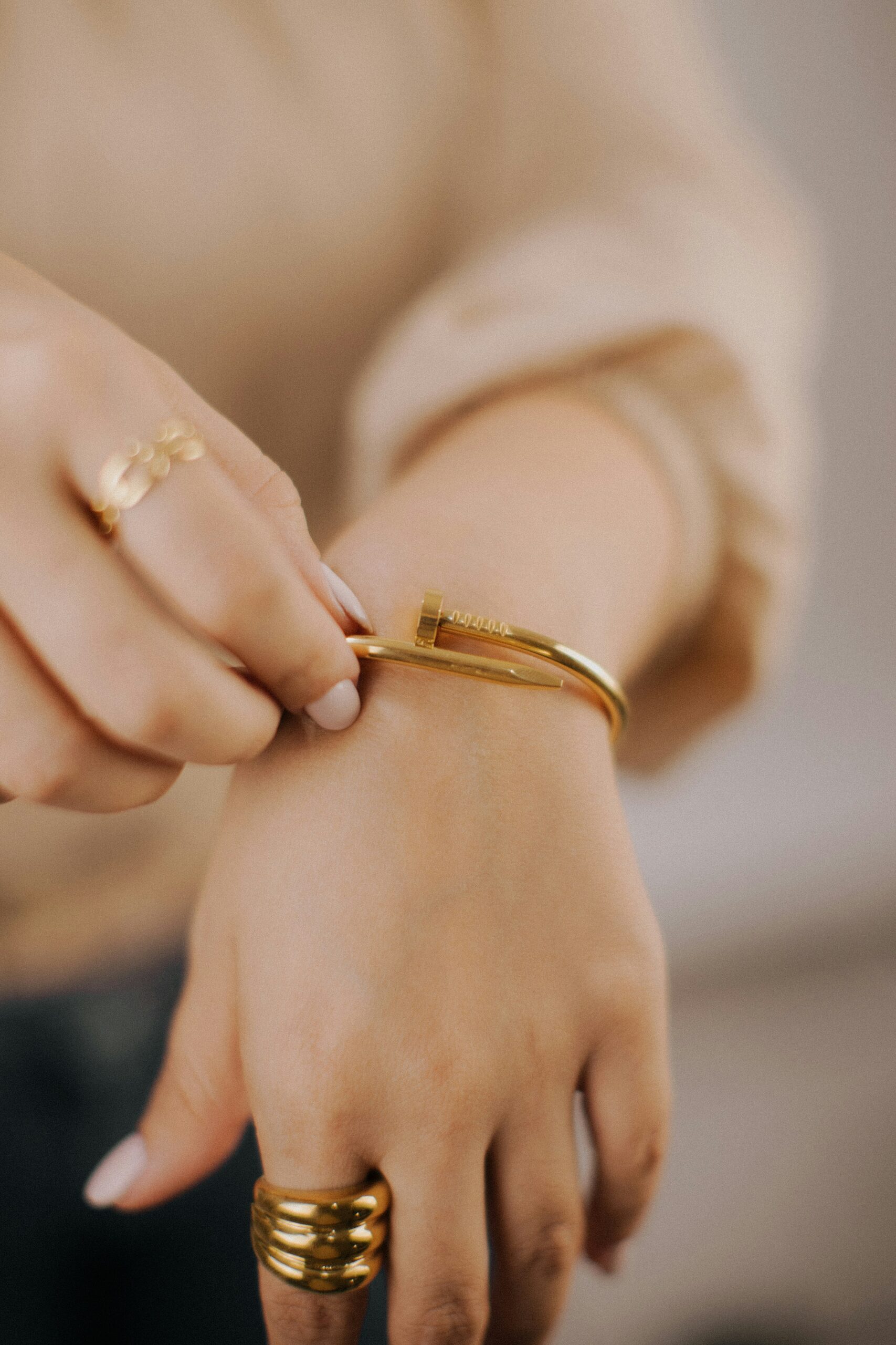 Nail Inspired Bracelet